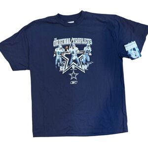 Cowboys Vintage T-shirt (the original triplets)
Size- Men’s XL
Condition- new